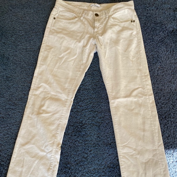 Cabi size 6 white corduroy's - Picture 1 of 7